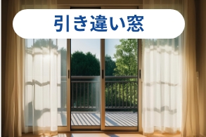 引き違い窓